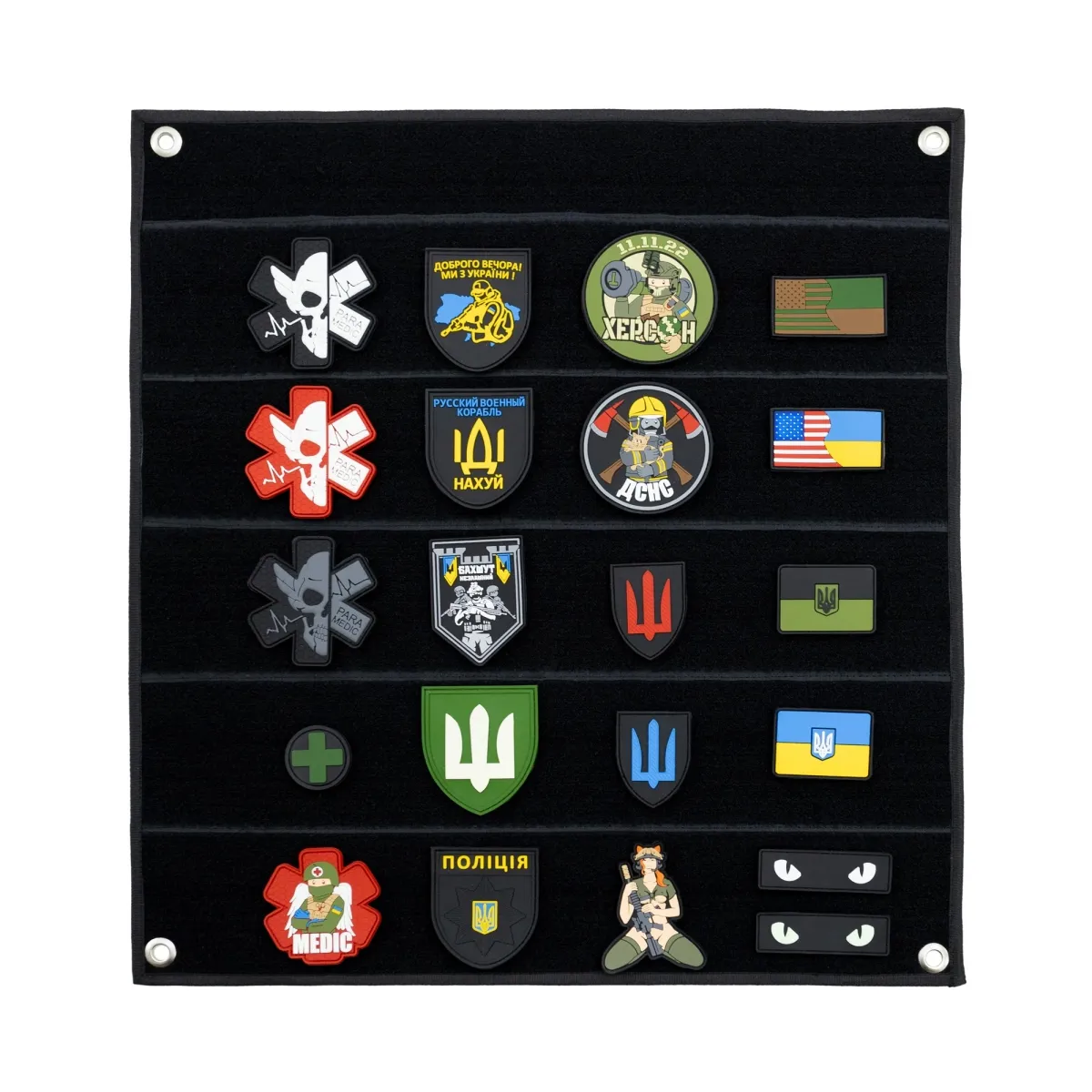 Панель для патчів Brand Element, 50х50 см. Чорний 2