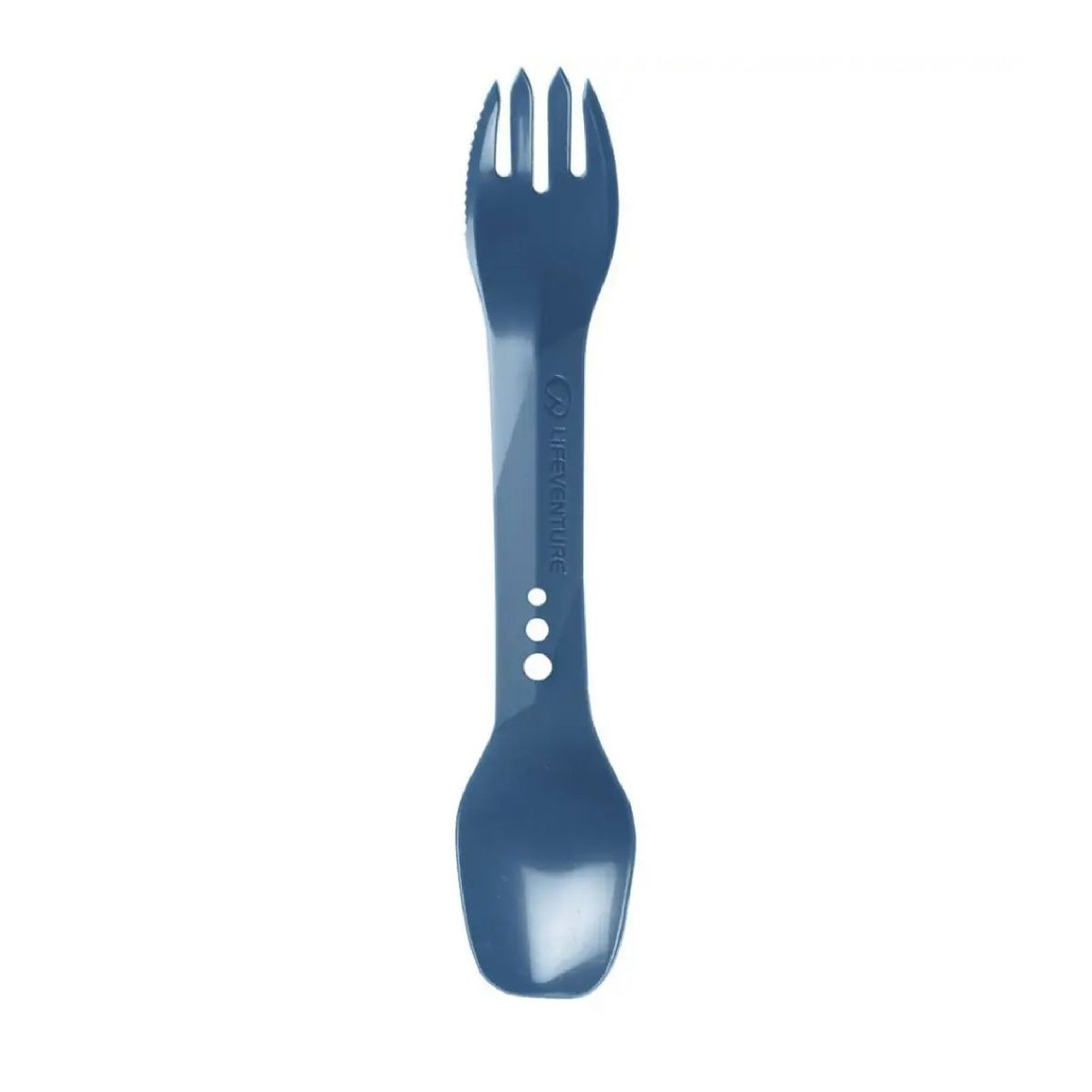 Ложка-вилка с ножом Lifeventure Ellipse Spork. Темно-синий