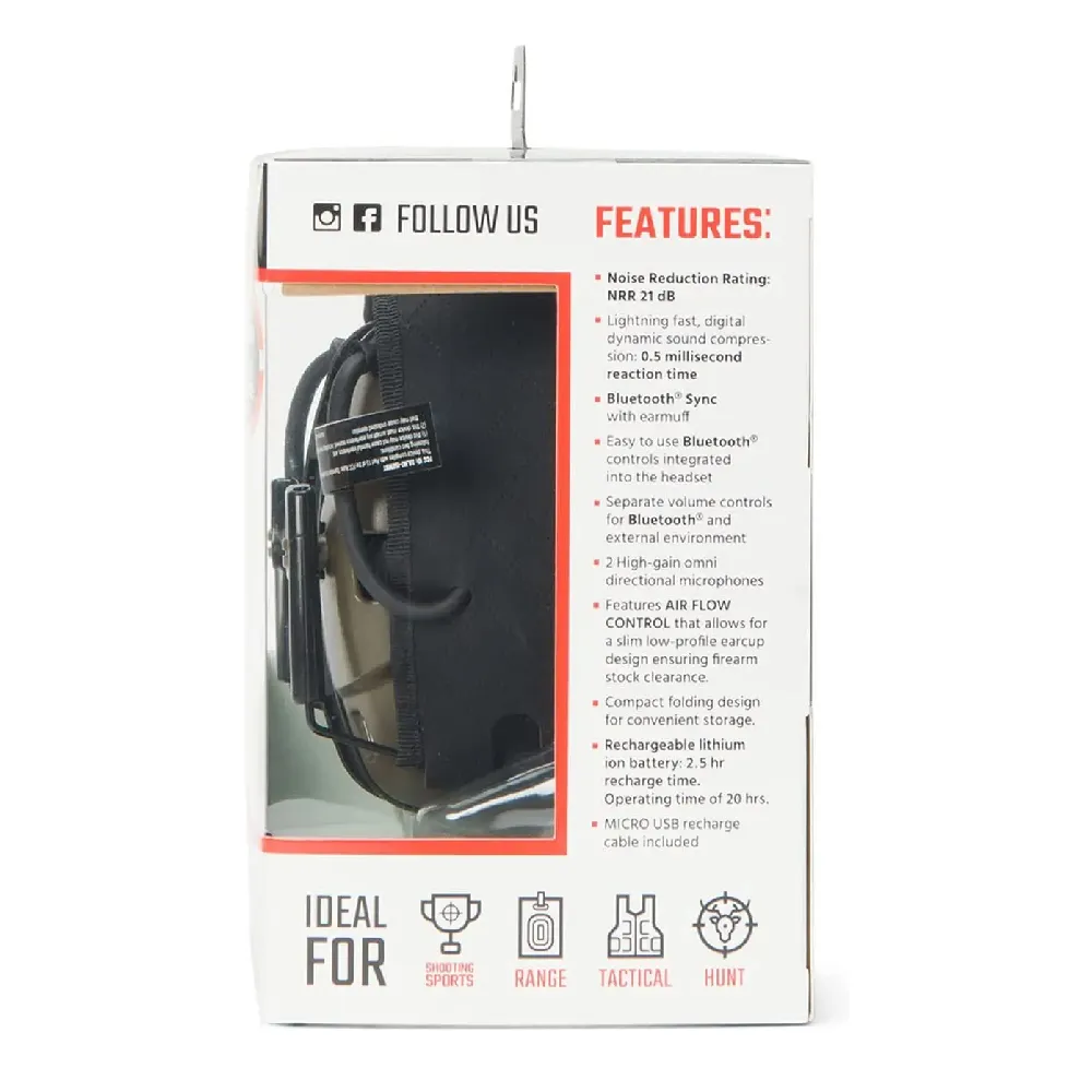 Активные наушники Howard Leight Impact Sport с Bluetooth. Олива 9