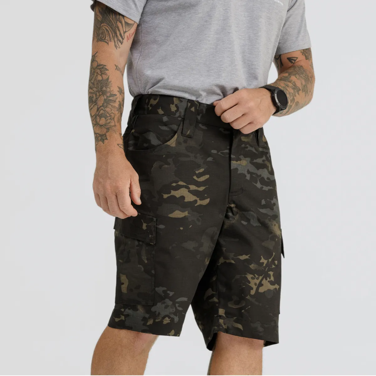 Шорты карго Mission Ridge Trail Ops Shorts. Черный мультикам