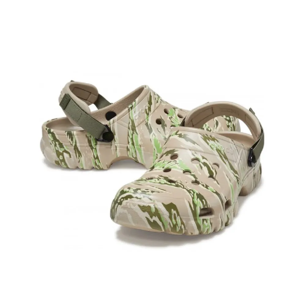 Кроксы сабо Crocs Offroad Sport Camo Clog (Cobblestone). Светлый камуфляж 2