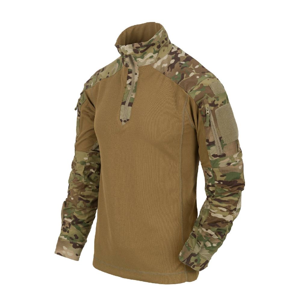 Рубашка тактическая Helikon-Tex® MBDU Combat Shirt. NyCo Ripstop, TopCool. Мультикам\койот