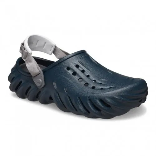 Кроксы сабо Crocs Echo Clog (Nightfall). Темно-синий