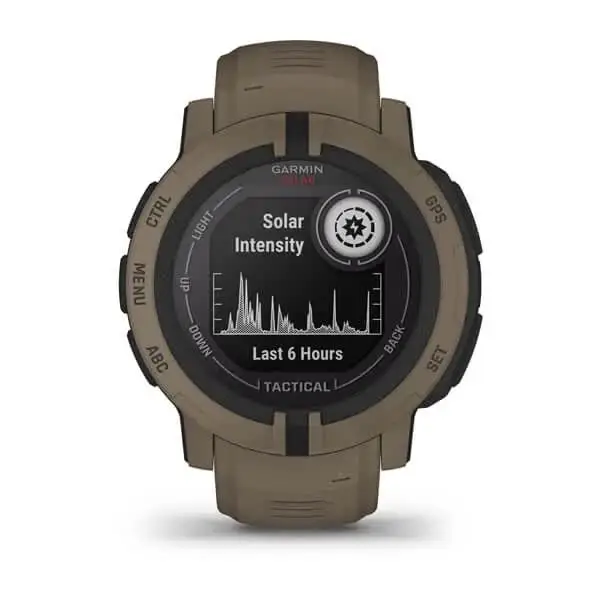Смарт-годинник Garmin Instinct 2 Solar Tactical. Койот 3