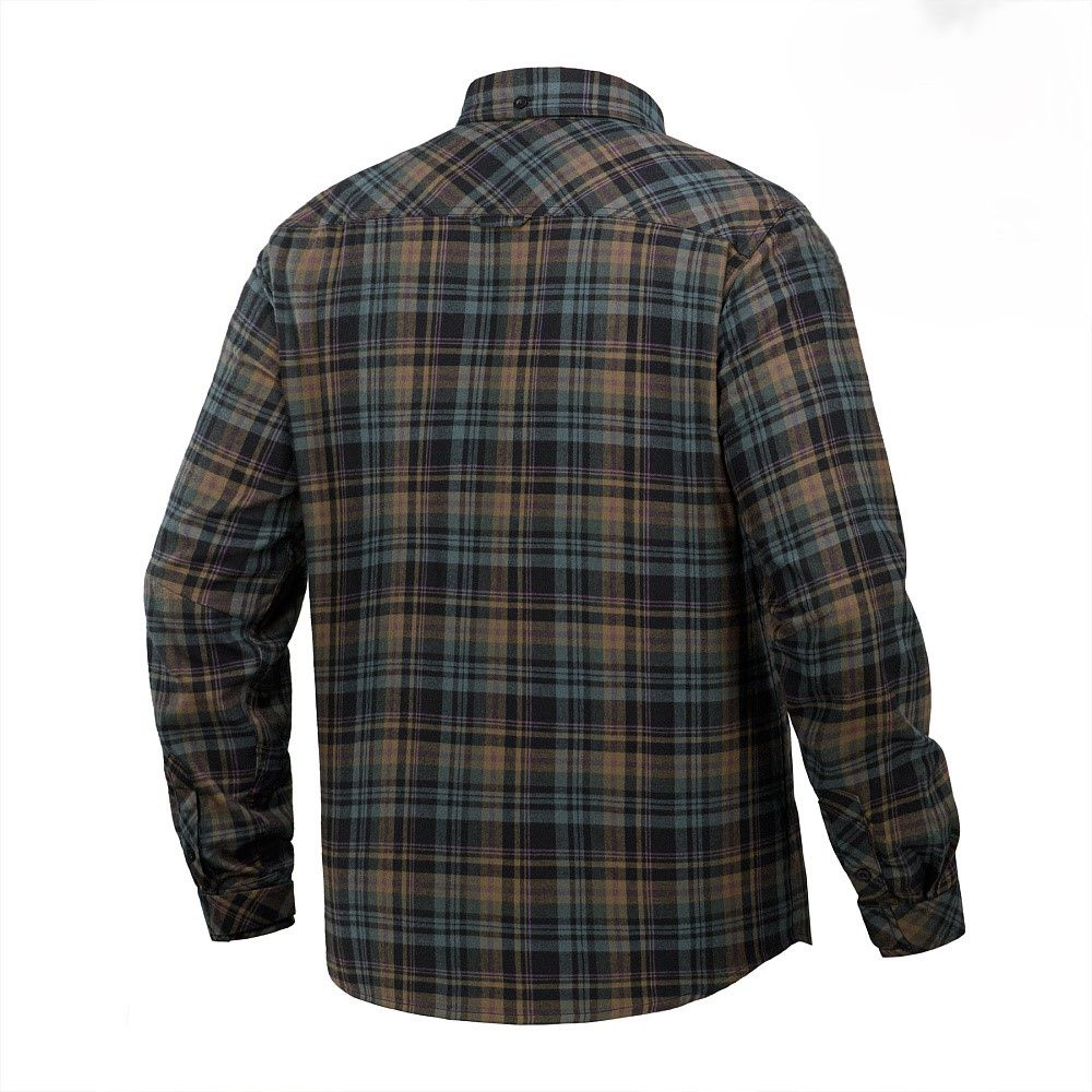 Сорочка M-Tac Lumberjack Merino Cold Weather. Блакитний/Жовтий 3