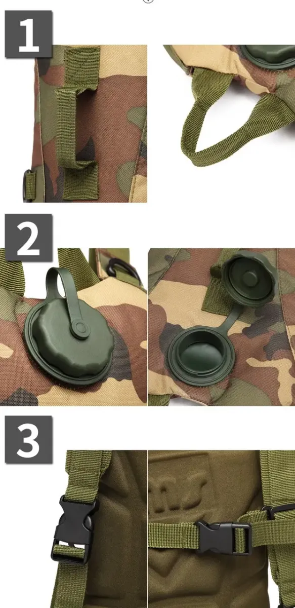 Гідратор-рюкзак KMS на 2.5 л. Койот 3