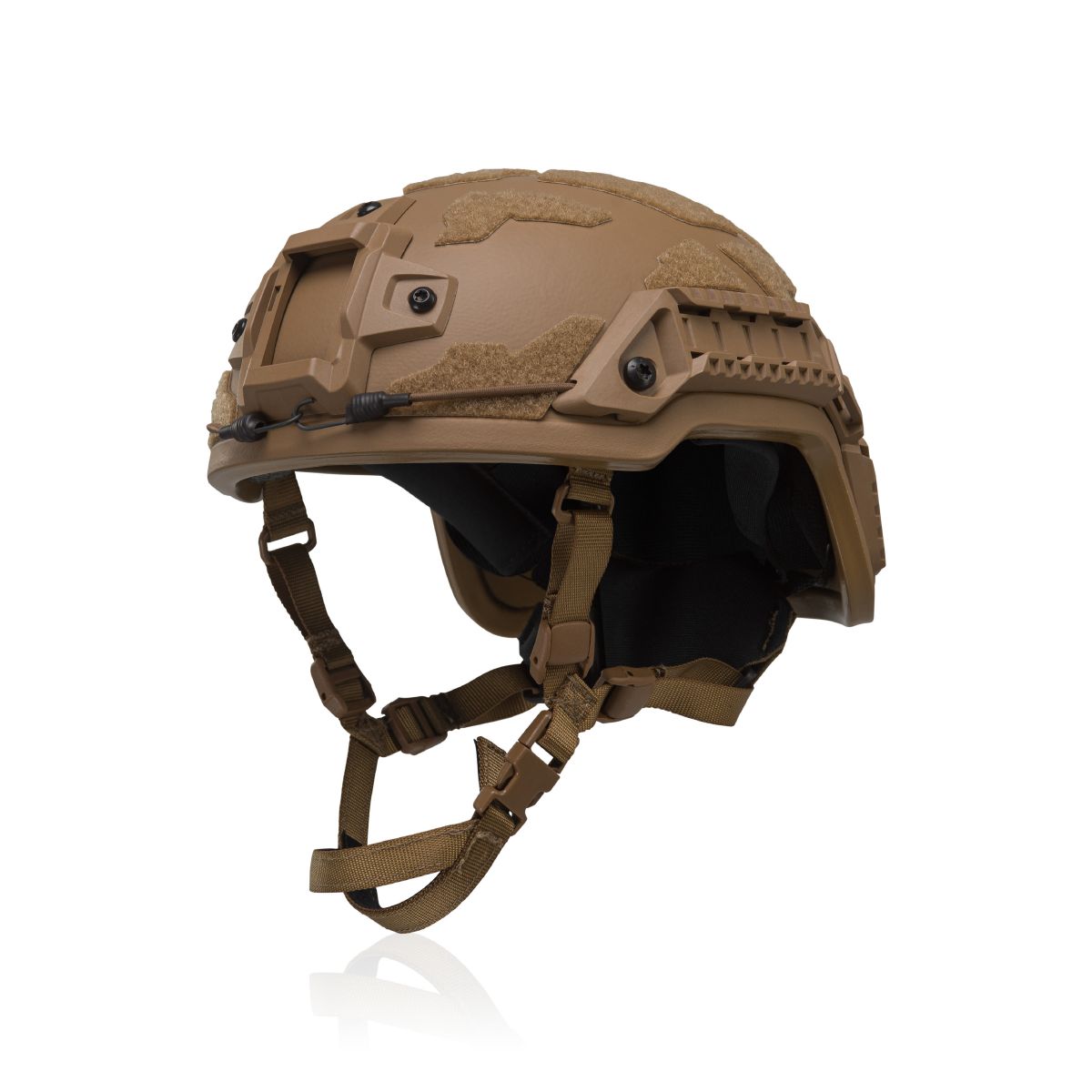 Кевларовий шолом ARCH Helmet (ECH) XL з вирізом під активні навушники. Койот