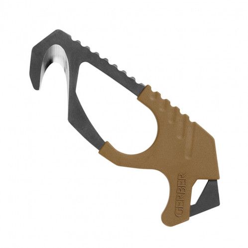 Ніж-стропоріз Gerber Strap Cutter. Нержавіюча сталь. Койот