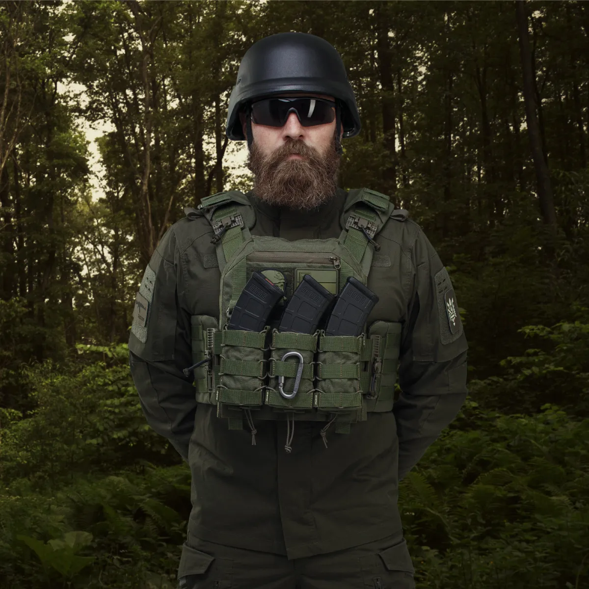 Балістичний шолом PASGT. НВМПЕ. Рівень захисту NIJ IIIА. Чорний 4