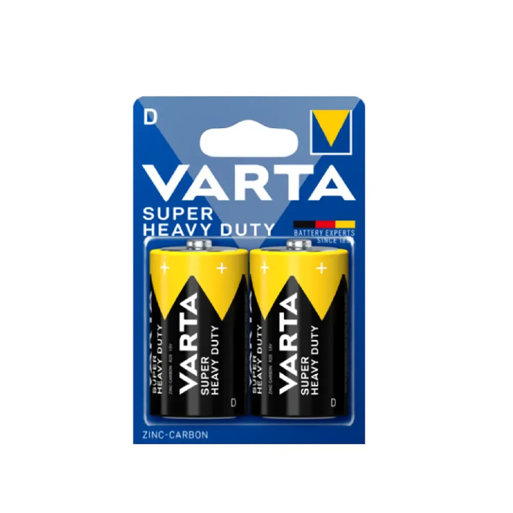 Батарейка D (R20) Varta, 1.5V, місткість 8000 мАг. 1шт