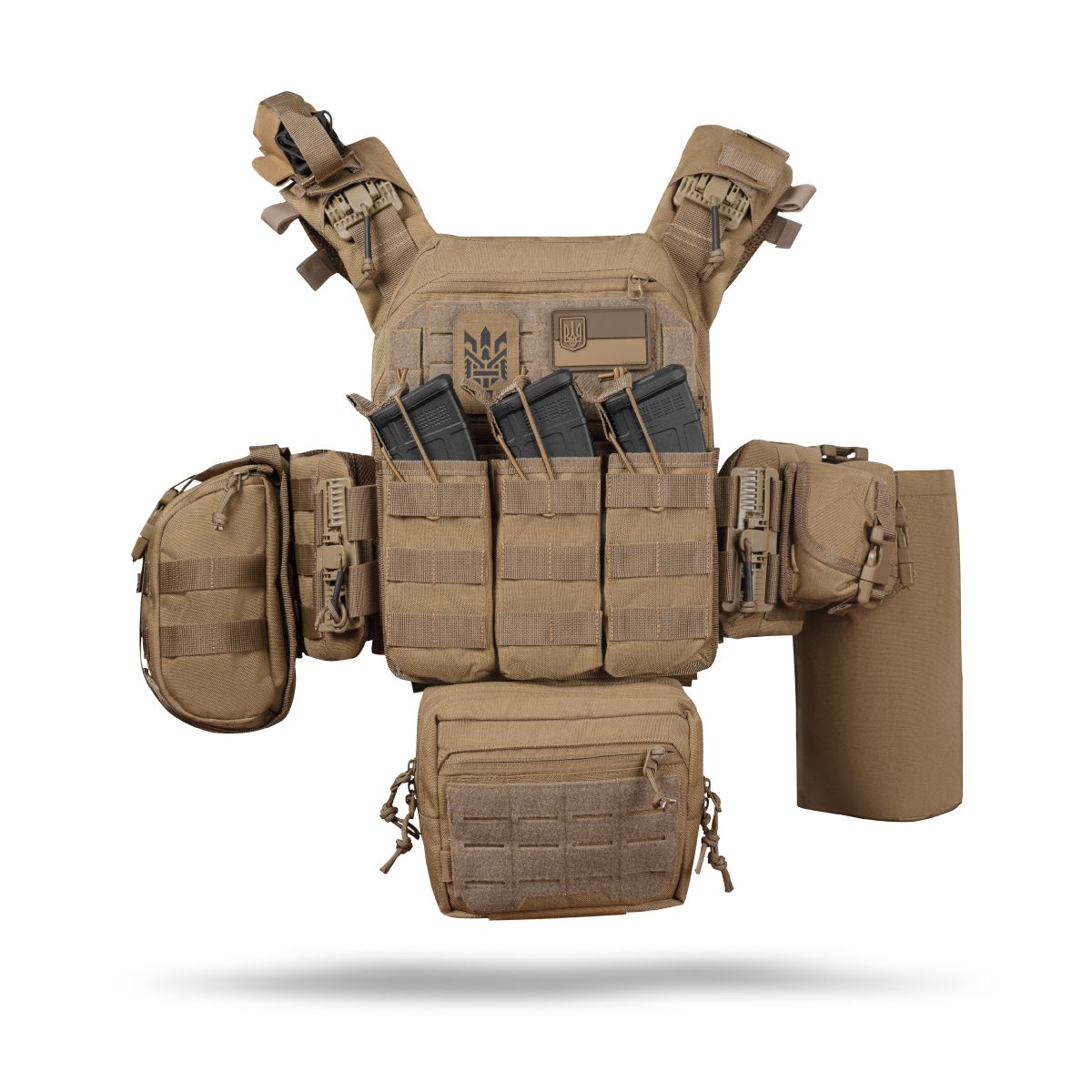 Комплект снаряжения Commando Elite Tactical Assault Kit. Под 27х35.5 см бронеплиты. Койот 7