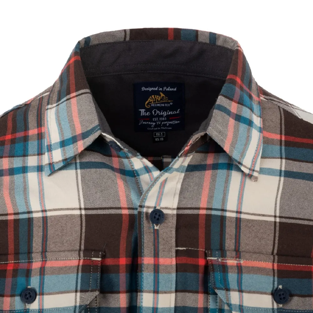 Сорочка Helikon-Tex GreyMan. Coral Crimson Checkered 7