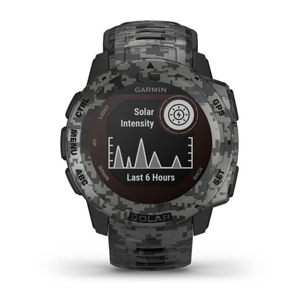 Смарт-годинник Garmin Instinct Solar Camo. Графіт 7