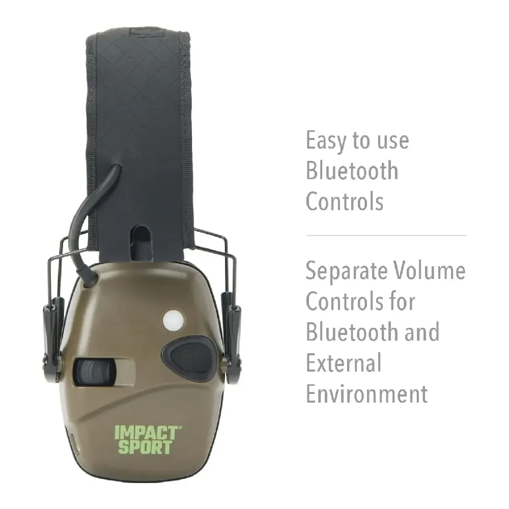 Активные наушники Howard Leight Impact Sport с Bluetooth. Олива 5