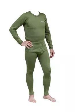 Комплект термобілизни чоловічої Tramp Warm Soft (футболка + кальсони), олива XXL