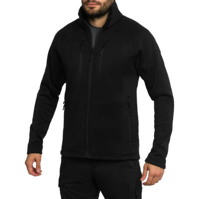 Куртка флісова Sturm Mil-Tec® "Outdoor Cold Weather Structure Fleece Jacket" Black