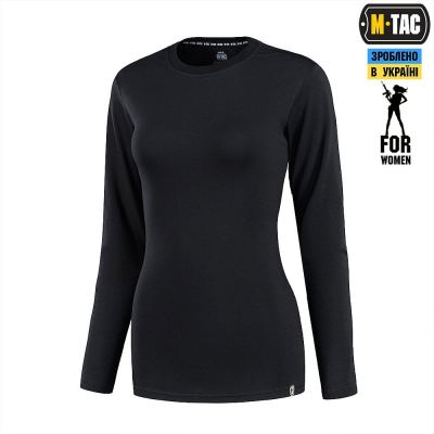 Футболка с длинным рукавом женская M-Tac 93/7 Lady Black, чорний