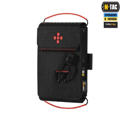 Аптечка-вкладиш тактична індивідуальна M-Tac IFAK Elite, 20,5 x 12 x 4 см, Чорний