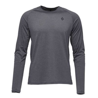 Мужская футболка с длинным рукавом Black Diamond M Lightwire LS Tech Tee, Steel Gray