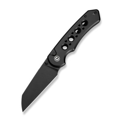 Складаний ніж Civivi Pragma Prime C24067-1 Чорний/Чорний 14C28N Alu handle, чорний