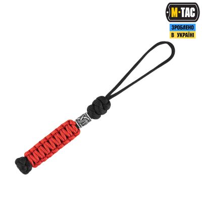 Темляк M-Tac Loopy Snake Scandinavian Сріблястий Чорний&Червоний