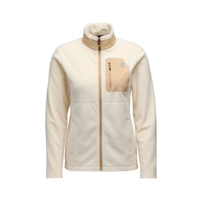 Кофта флісова жіноча Black Diamond W Rift FZ Fleece Jacket, Chalk/Khaki
