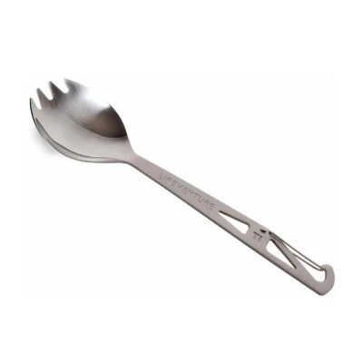 Ложка-вилка Lifeventure Titanium Forkspoon. Титановий сплав