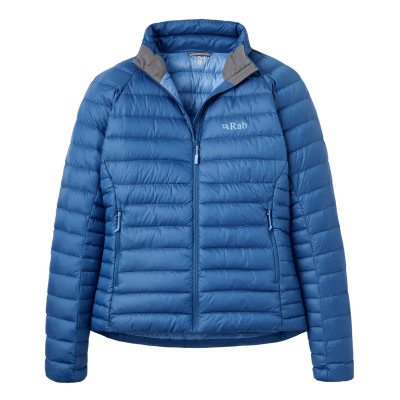 Жіночий легкий пуховик Rab Microlight Jacket Wmns, Dark Bluebird