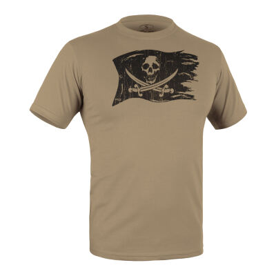 Футболка з малюнком "Jolly Roger" Tan 499