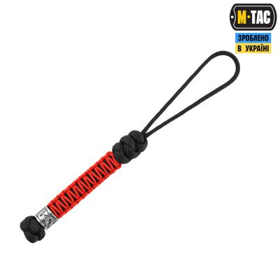 Темляк M-Tac Scandinavian Воля Сріблястий Чорний&Червоний