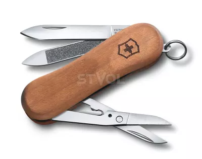 Ніж Victorinox Delemont EvoWood 81, Світлий горіх