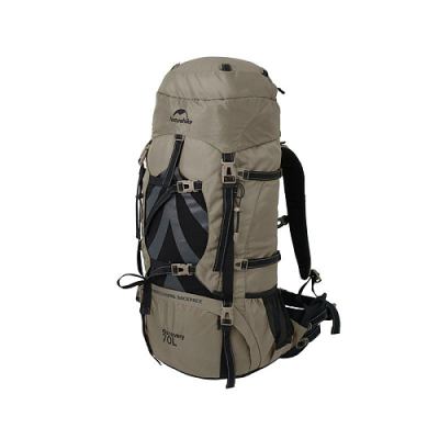 Рюкзак туристичний Naturehike NH70B070-B 70 л + 5 л світло-коричневий