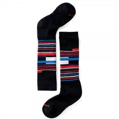 Носки детские Smartwool Wintersport Stripe, Black/White