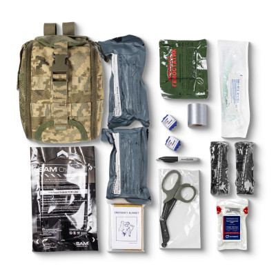 Медичний комплект S-FMK (Standard Field Medic Kit) для невідкладної допомоги. Піксель