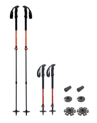 Трекінгові телескопічні палиці Pinguin Shock FL/TL Foam, 63-135 см, Orange