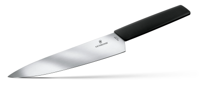 Ніж Victorinox кухонний шефський Swiss Modern Carving, 22 см, чорний, блістер