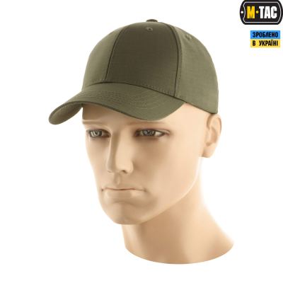 Бейсболка M-Tac Elite Flex ріп-стоп Army Олива