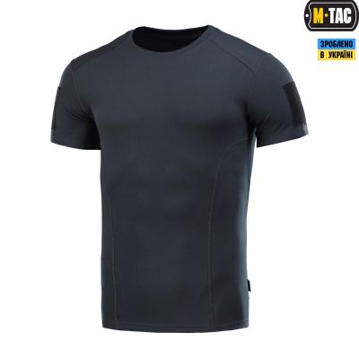 Футболка потовідвідна M-Tac Athletic Velcro Dark Темно, dark Navy Blue