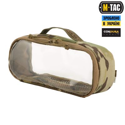 Органайзер утилитарный прозрачный M-Tac Elite Medium (26х11 см) Мультикам