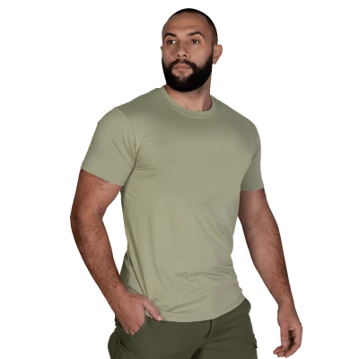 Футболка Bavovna Camotec. Хлопок. Светлая олива Футболка Bavovna Camotec. Хлопок. Светлая олива