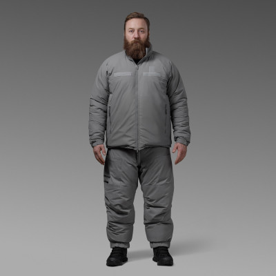 Комплект зимового одягу Level 7 North до -40°C (ECWCS Gen III). Сірий