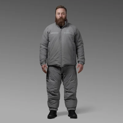 Комплект зимового одягу Level 7 North до -40°C (ECWCS Gen III). Сірий