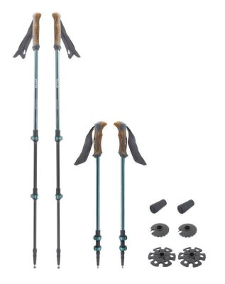 Трекінгові телескопічні палиці Pinguin Ascent FL Cork, 63-135 см, Cobalt