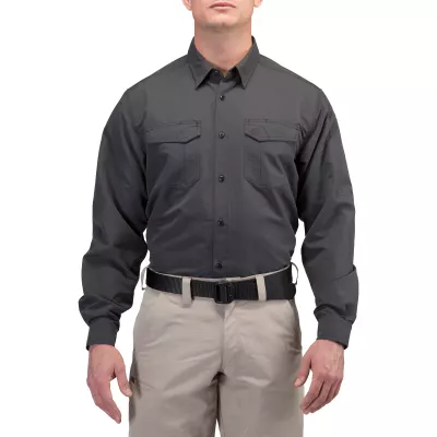 Сорочка тактична "5.11 Tactical Fast-Tac Long Sleeve Shirt" Charcoal
