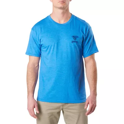 Футболка з малюнком "5.11 Patriot Tee" Royal Heather