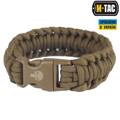Браслет паракорд M-Tac Каратель 2 хакі