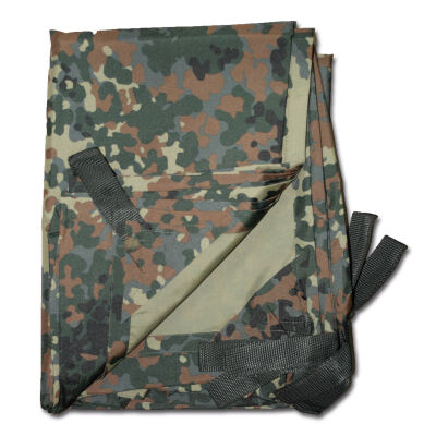 Тент тарпауліновий Sturm Mil-Tec "Tarpaulin 220 см х 300 см" Німецький камуфляж