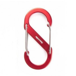 Карабін Naturehike S-type, 88 мм. Комплект 1 шт. Червоний