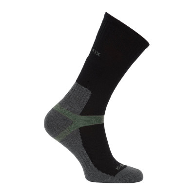 Шкарпетки трекінгові Helikon-Tex Mediumweight socks чорно-сірі з вовною мериноса. Розмір М