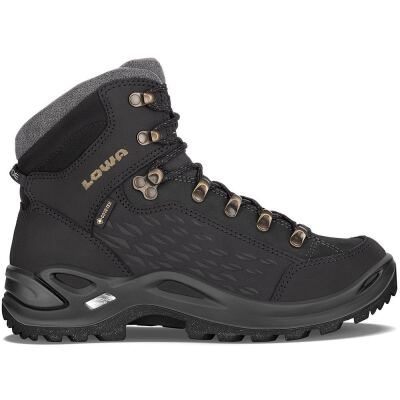 Ботинки LOWA Renegade Warm GTX MID W, чёрный/шампань